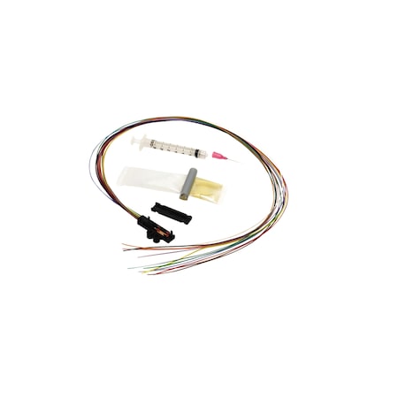 Corning BUFFER TUBE FAN-OUT KIT WITH, 12F BUFFER TUBES 25" FAN-OUT, TUBING 222421